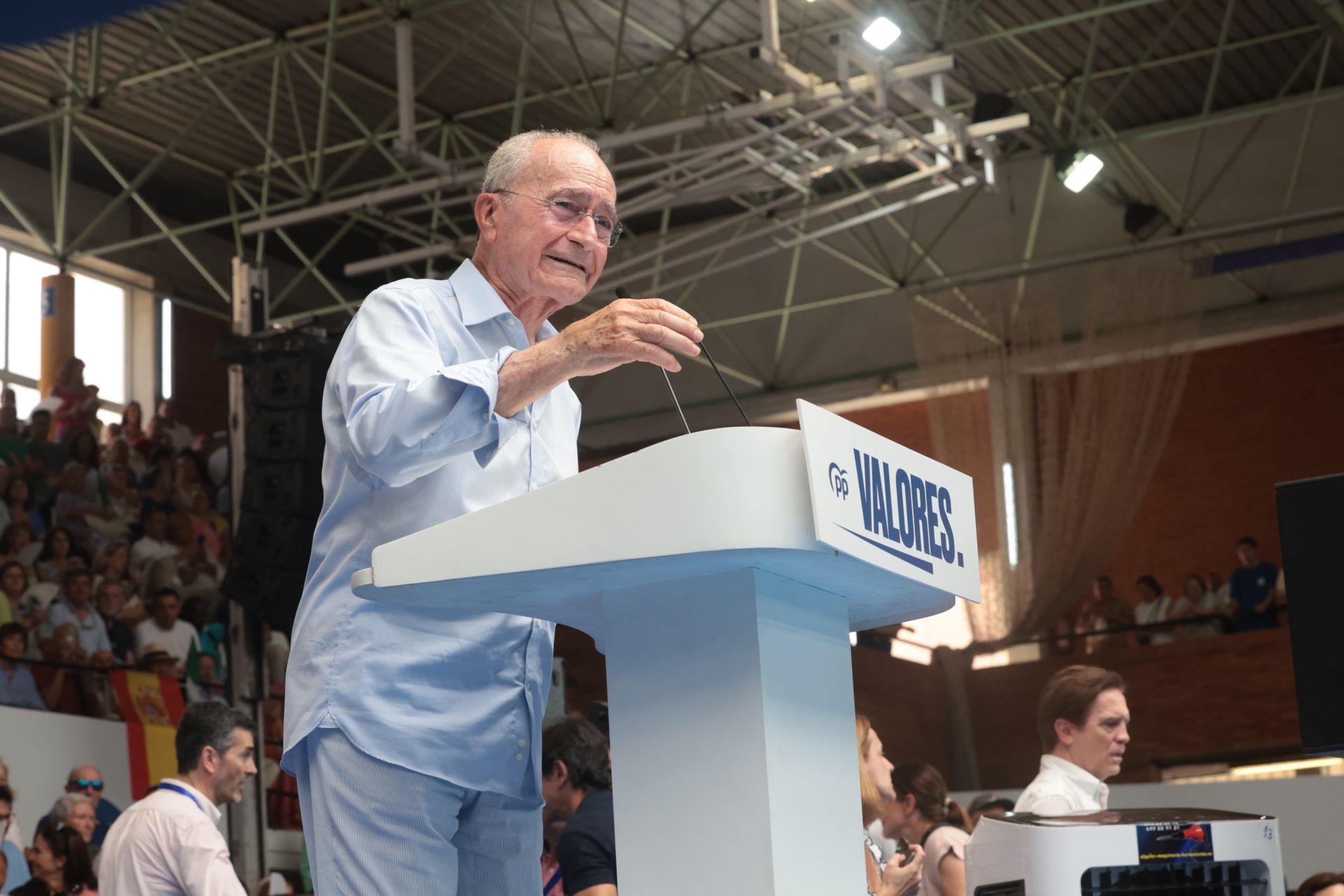 El mitin de Feijóo y Juanma Moreno en Carranque, en imágenes