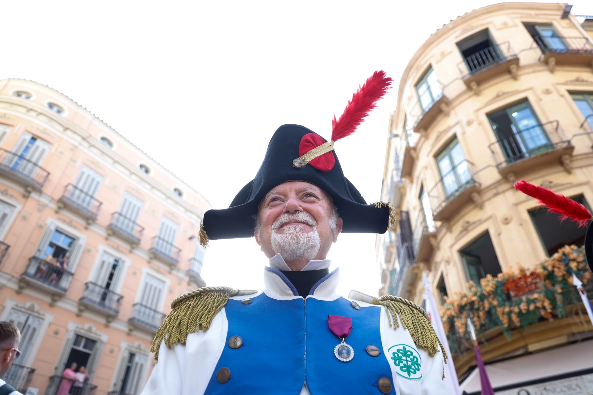 San Ciriaco y Santa Paula, los Patronos de Málaga, en procesión