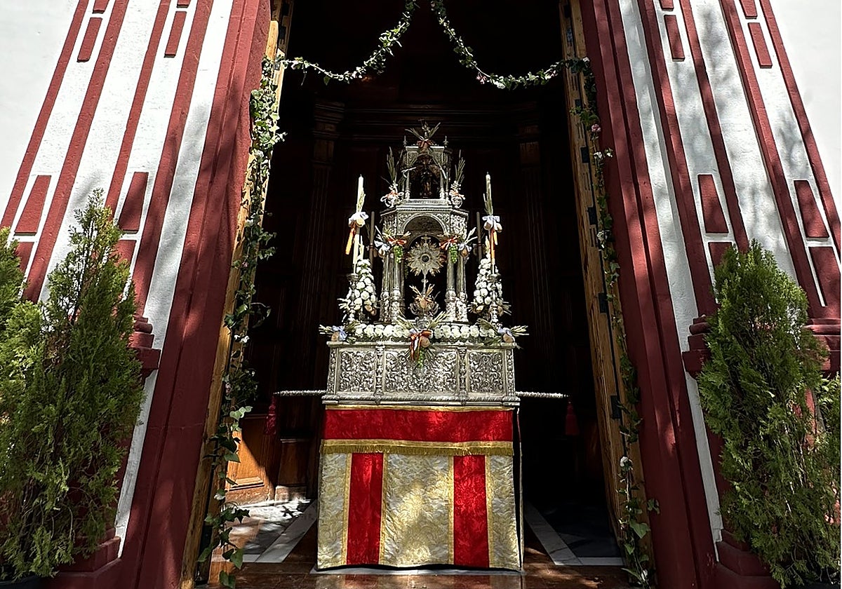 El Santísimo procesionará este jueves de Corpus por las calles de Pedregalejo.