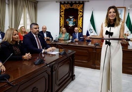Ana Mata el día que fue elegida alcaldesa de Mijas en noviembre de 2023.