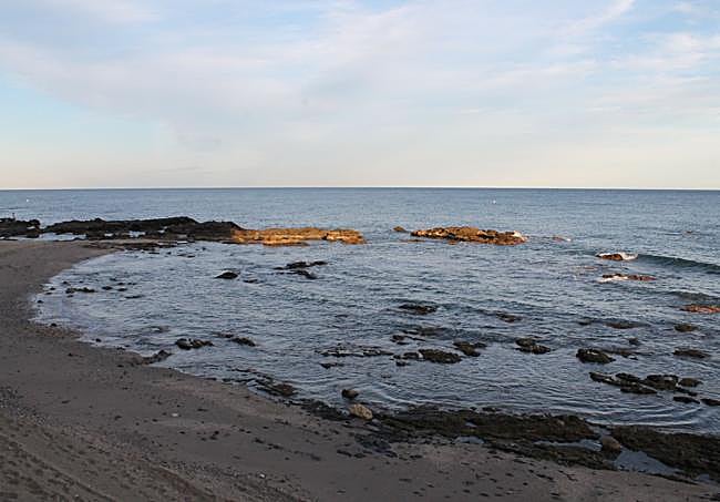 Charcas intermareales de la costa de Mijas.