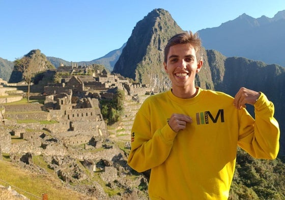 Álvaro Rodríguez es estudiante de Primaria en la UMA y voluntario en el proyecto internacional.