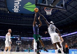 El cuarto duelo entre Unicaja y Real Madrid, en imágenes