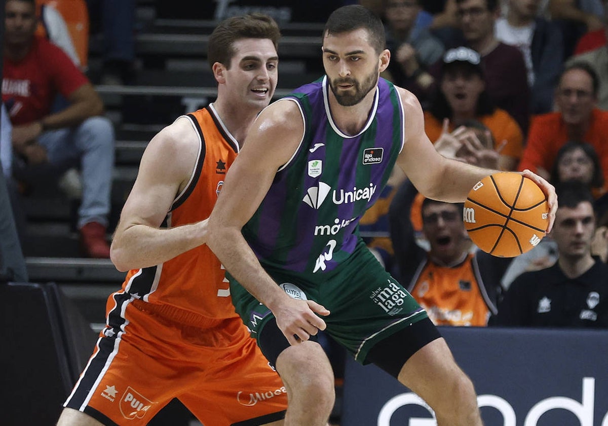 David Kravish, en un partido de esta temporada.