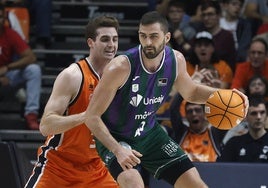 David Kravish, en un partido de esta temporada.