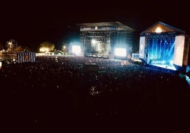 Imagen de archivo del escenario principal del Festival Cala Mijas.