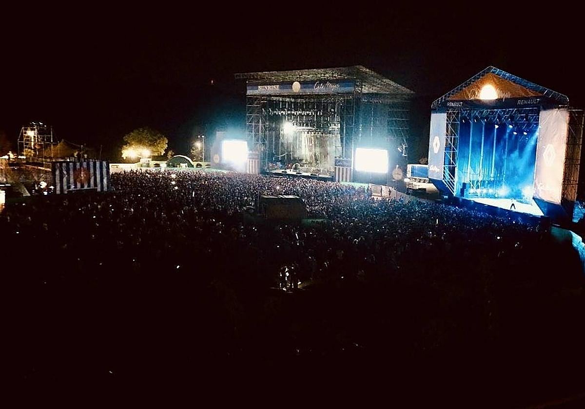 Imagen de archivo del escenario principal del Festival Cala Mijas.
