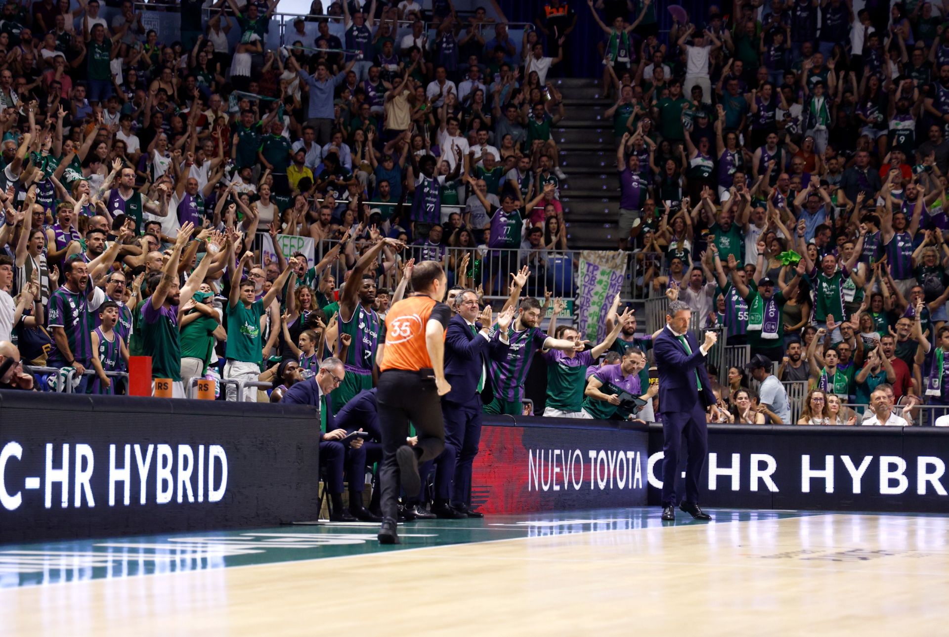 El cuarto duelo entre Unicaja y Real Madrid, en imágenes