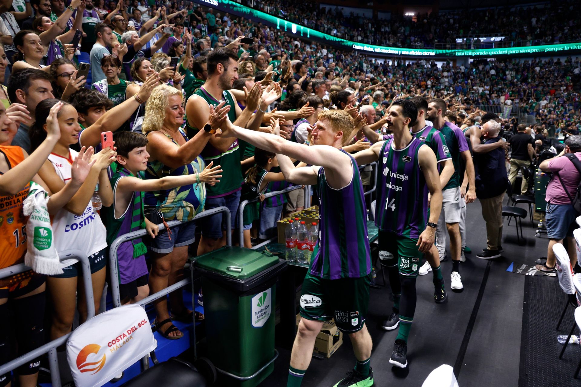 El cuarto duelo entre Unicaja y Real Madrid, en imágenes