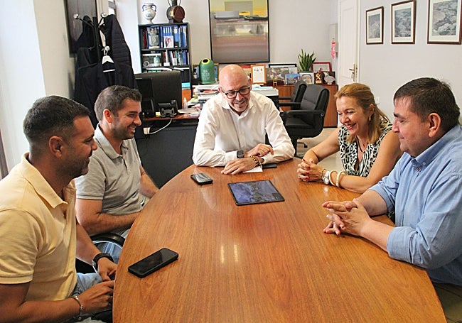 Reunión con la delegada de Fomento y con el Jefe de Carreteras.