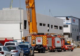 Nave del accidente.