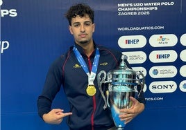 El año dorado del malagueño Saúl Granados: de su debut en la élite del waterpolo al título Mundial sub-20