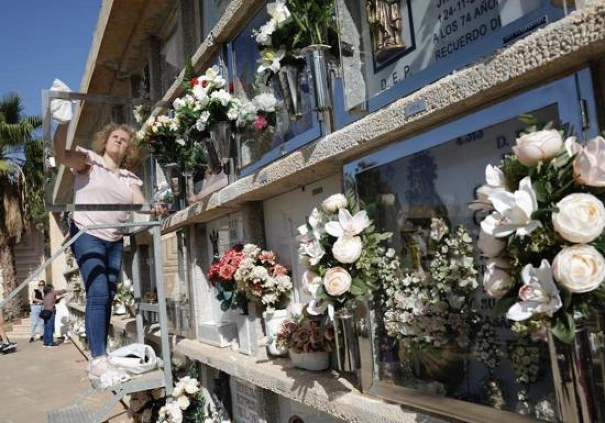 Imagen de un cementerio de Málaga.