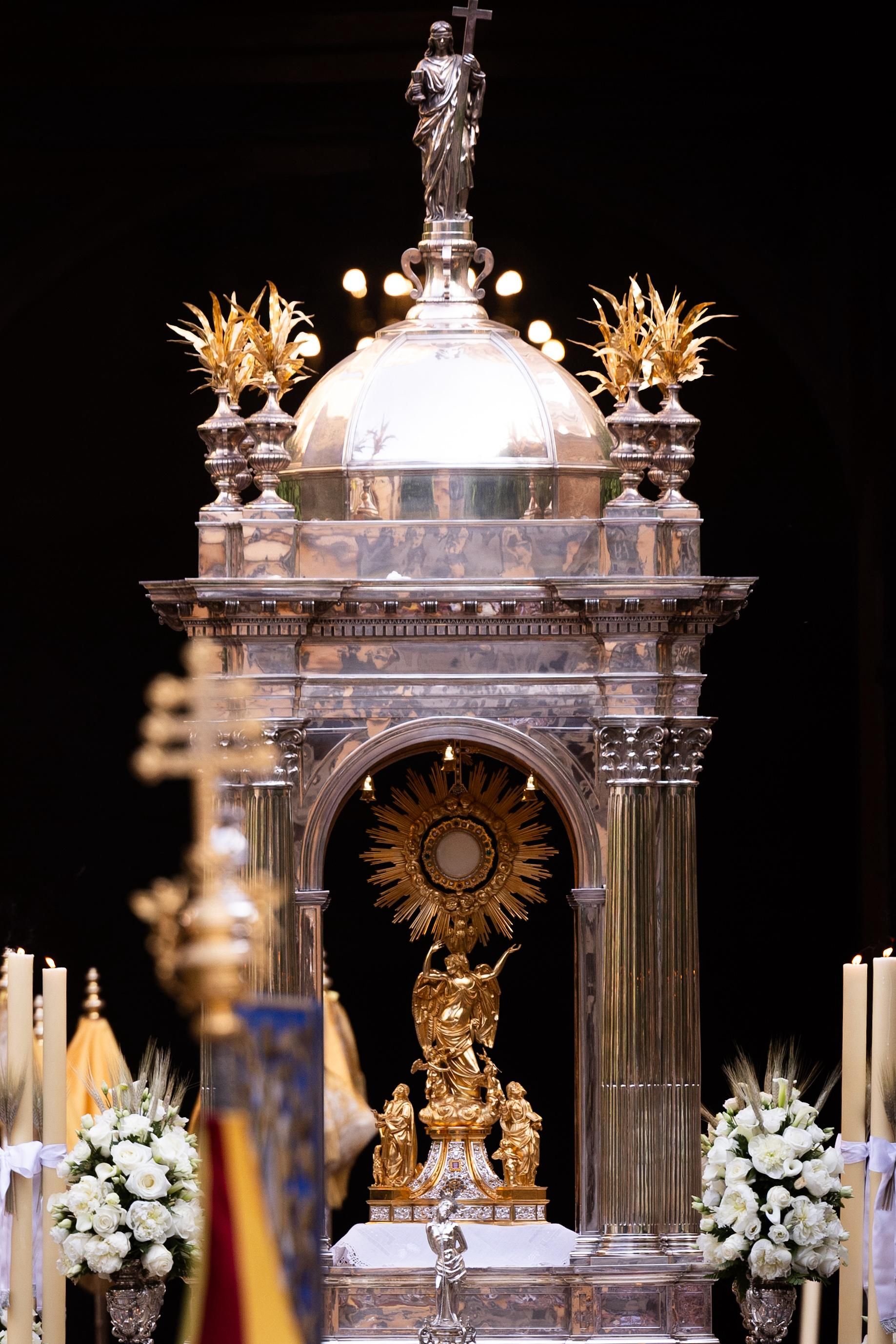 La procesión del Corpus por el Centro de Málaga, en imágenes