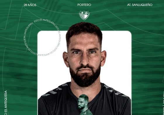 El Antequera ficha al portero Samu Pérez