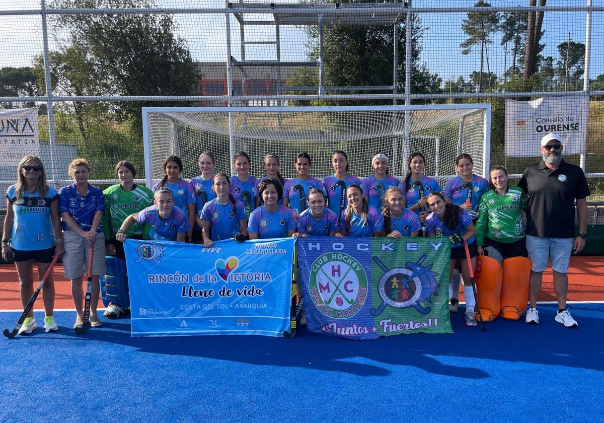 El Hockey Candelaria Carranque devuelve Málaga al panorama nacional