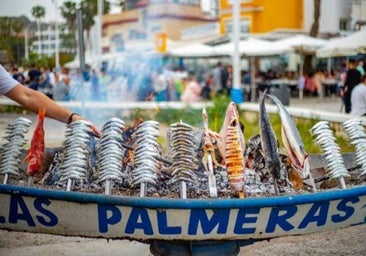 El chiringuito Las Palmeras es una de las opciones en la capital malagueña.
