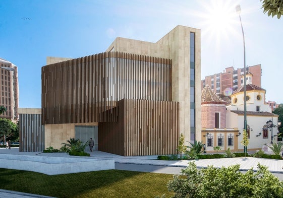 Recreación del proyecto para la ampliación de la casa hermandad de la Expiración.