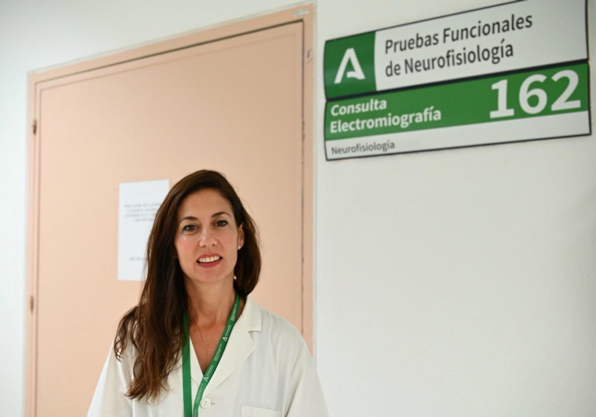 La neuróloga Pilar Carbonell, del Hospital Universitario Virgen de la Victoria de Málaga.