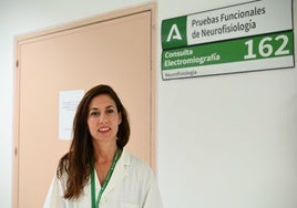La neuróloga Pilar Carbonell, del Hospital Universitario Virgen de la Victoria de Málaga.