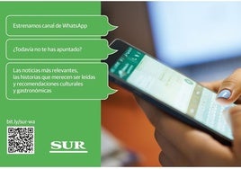 SUR tiene canal de Whatsapp: apúntate a la mejor información