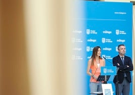 Elisa Pérez de Siles y Carlos Conde, este viernes.