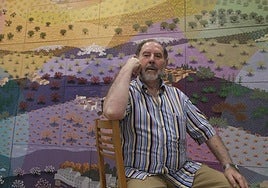 Imagen de archivo del artista veleño Evaristo Guerra.