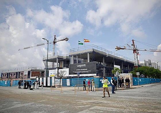 Obras de viviendas protegidas en alquiler de la promotora Lagoom Living.