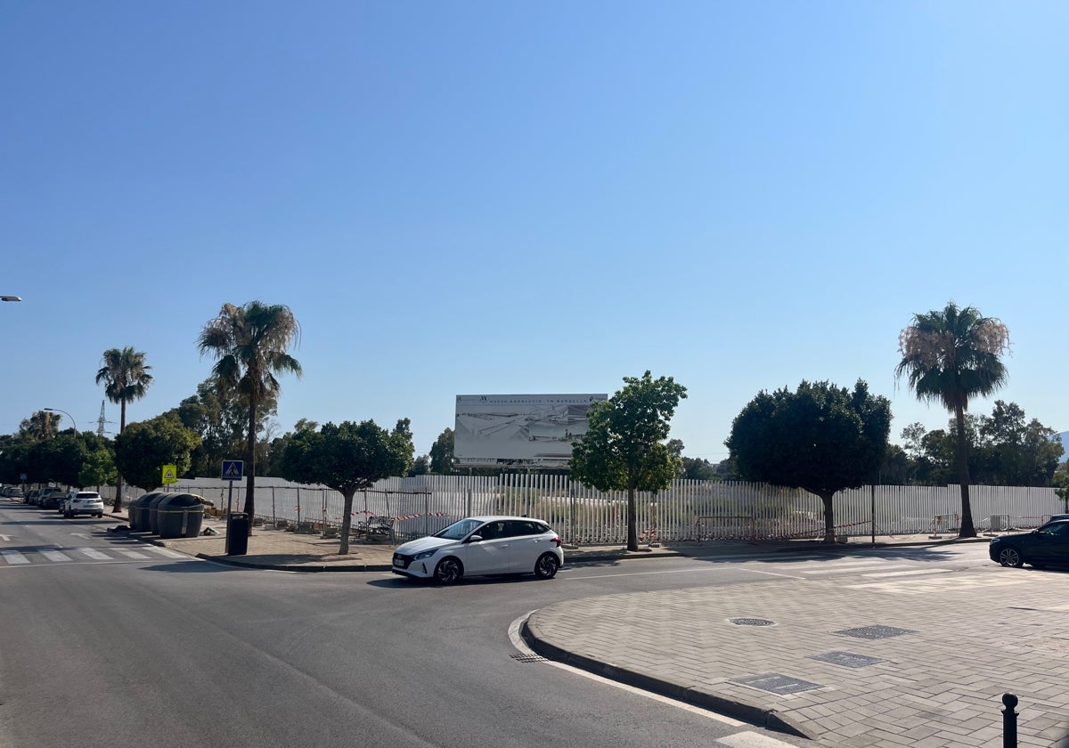 Los terrenos donde irá el estadio de atletismo se encuentran en Nueva Andalucía.