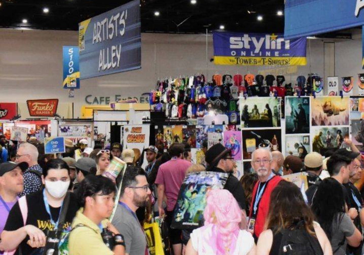 El 'Artists' Alley' es una de las zonas más concurridas de San Diego Comic-Con y también se replicará en Málaga.