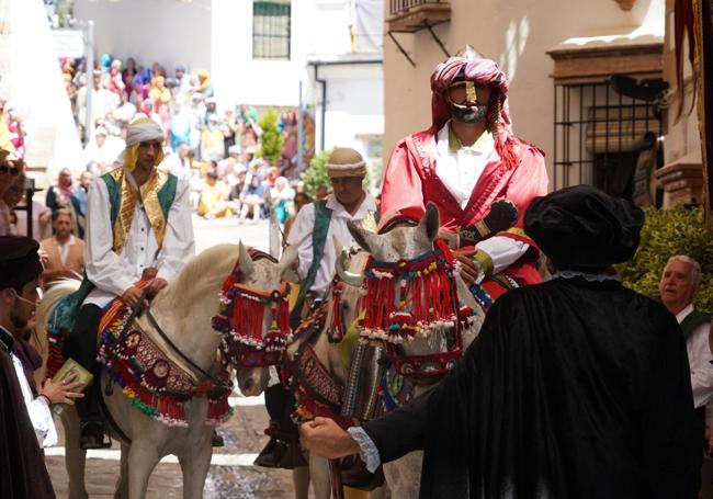 Recreación de Moros y Cristianos.