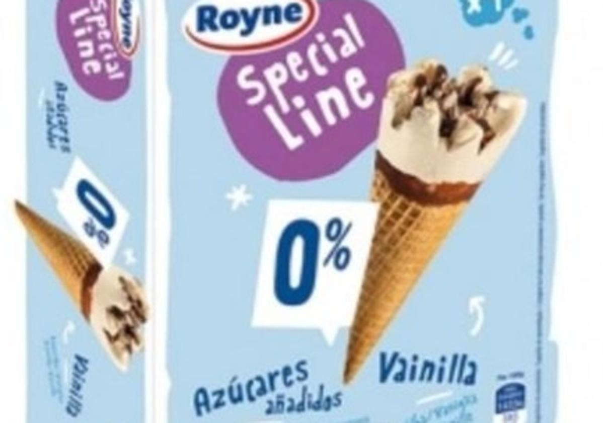 Alerta sanitaria por la presencia de gluten en un helado de la marca Royne distribuido en Andalucía