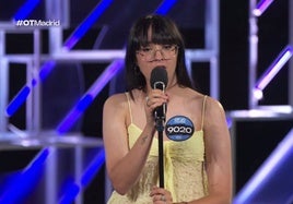 Irene Molina canta durante el casting de Operación Triunfo, en Madrid.