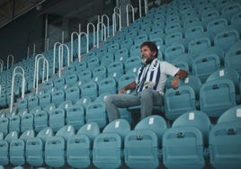 Antonio de la Torre, en el 'spot' publicitario con el Málaga que protagonizó recientemente.