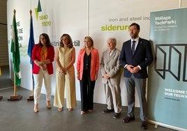 Mónica Sanzo, Belén Suárez, Carolina España, Felipe Romera y Antonio Jesús García.