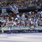 El sector de Malaka Hinchas, en un partido de esta última temporada.
