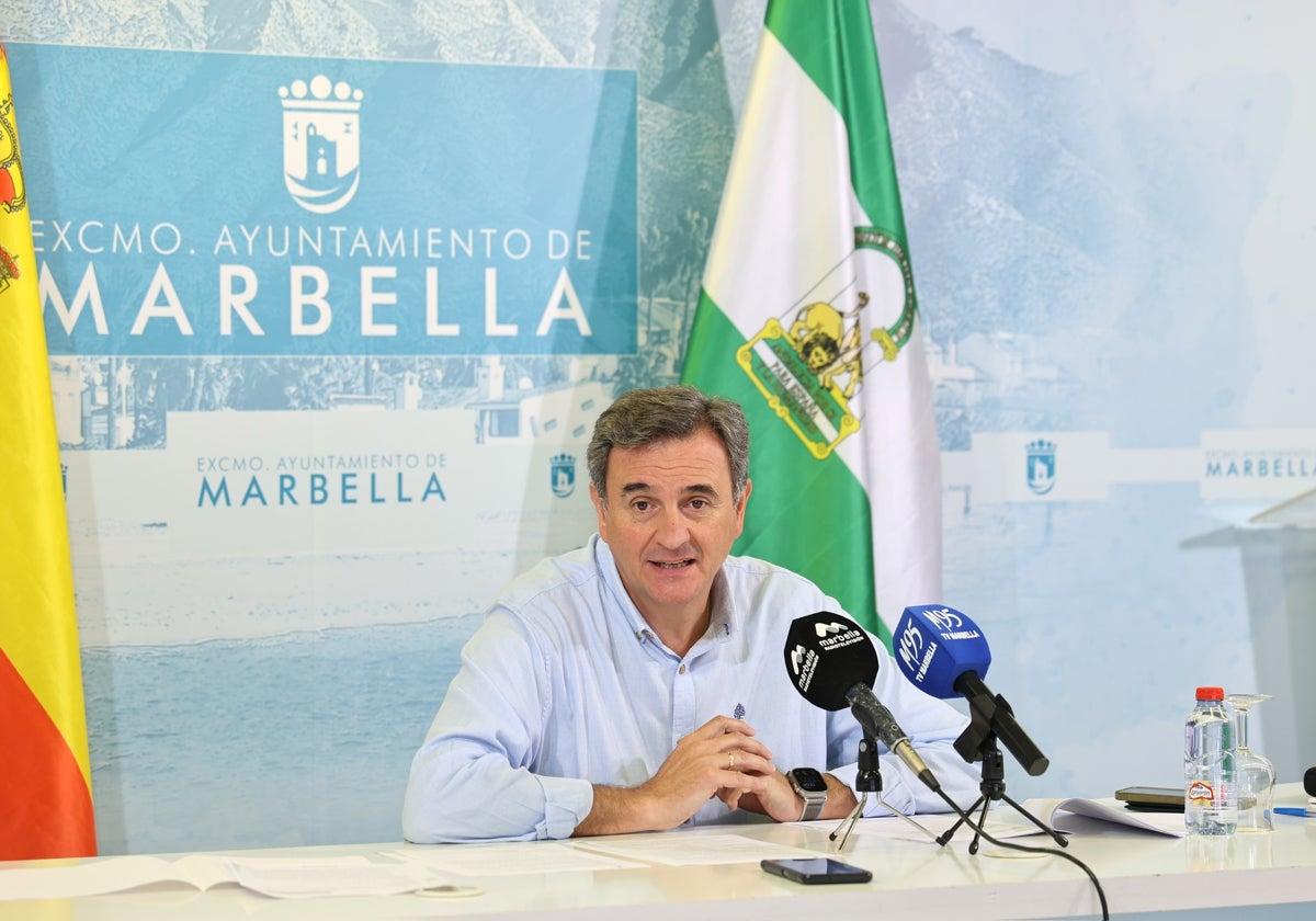El portavoz del gobierno municipal en Marbella, Félix Romero.