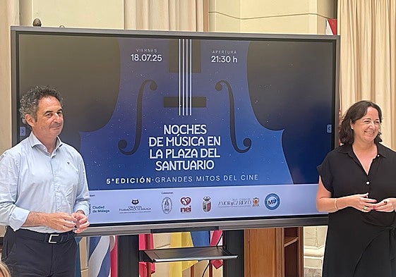 Los concejales delegados del distrito Centro y de Cultura y Patrimonio Histórico, Francisco Cantos y Mariana Pineda, respectivamente.