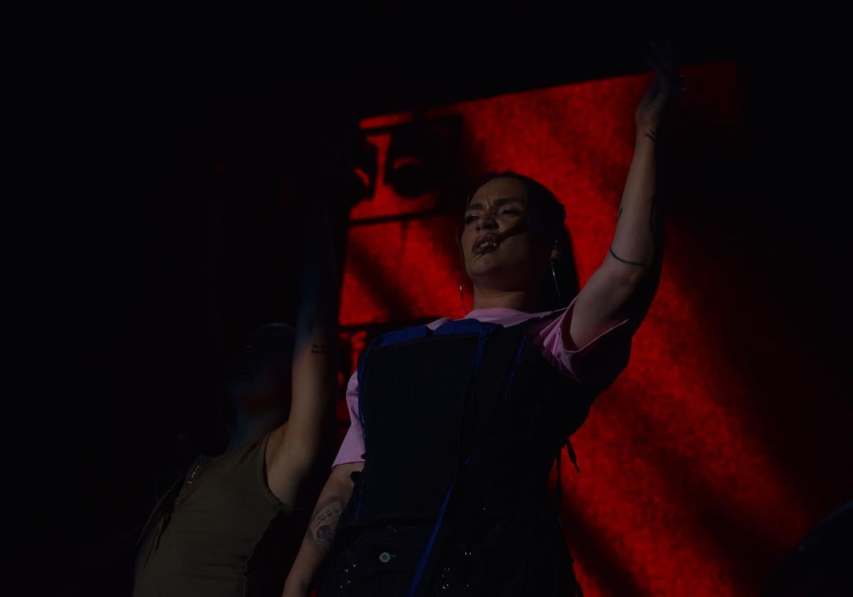 Lia Kali, durante su show en Weekend Beach Festival.