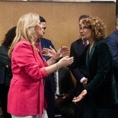 Carolina España y María Jesús Montero, en un encuentro reciente.