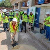 Carolina España, hoy, en Málaga.