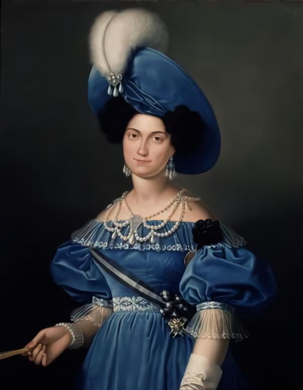 María Cristina de Borbón, reina regente de España.