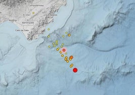 Hasta 25 réplicas de baja intensidad suceden al terremoto registrado frente a la costa de Almería