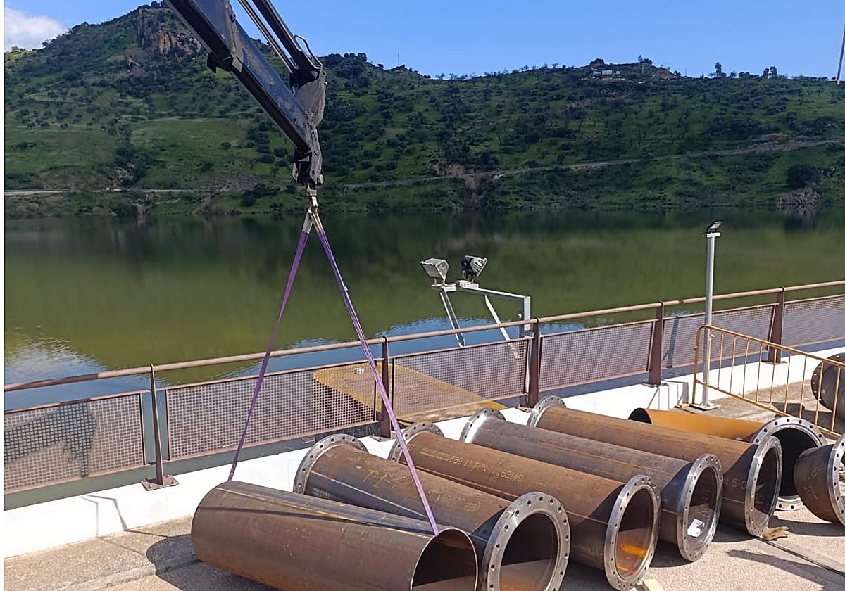 Imagen reciente de los trabajos en Casasola.