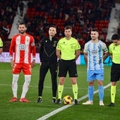 Imagen del Almería-Málaga de esta última temporada.