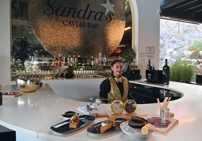Sandra's es un caviar bar, el local más exclusivo del recinto.
