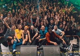 Imagen del último concierto en Málaga de Sombra Doble, en Sala Trinchera, en diciembre de 2023.