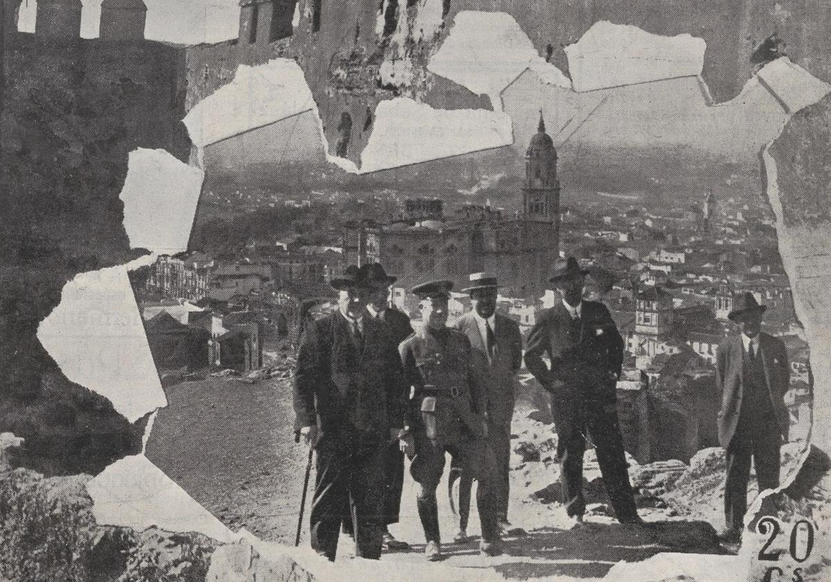 Dibujo de Santa Cruz para Gibralfaro.