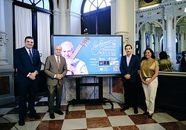 De izq a dcha: Vicente Cover, Francisco de la Torre, Miguel Gil y Mariana Pineda.