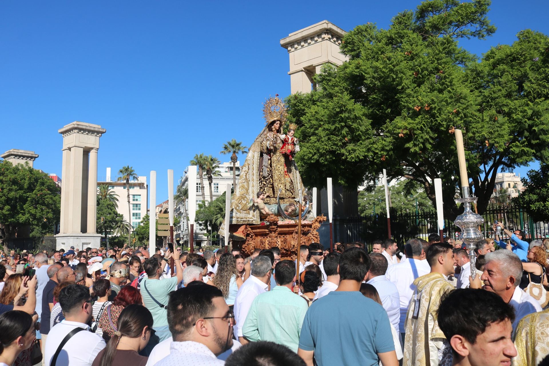 Procesión marinera de la Virgen del Carmen de El Perchel